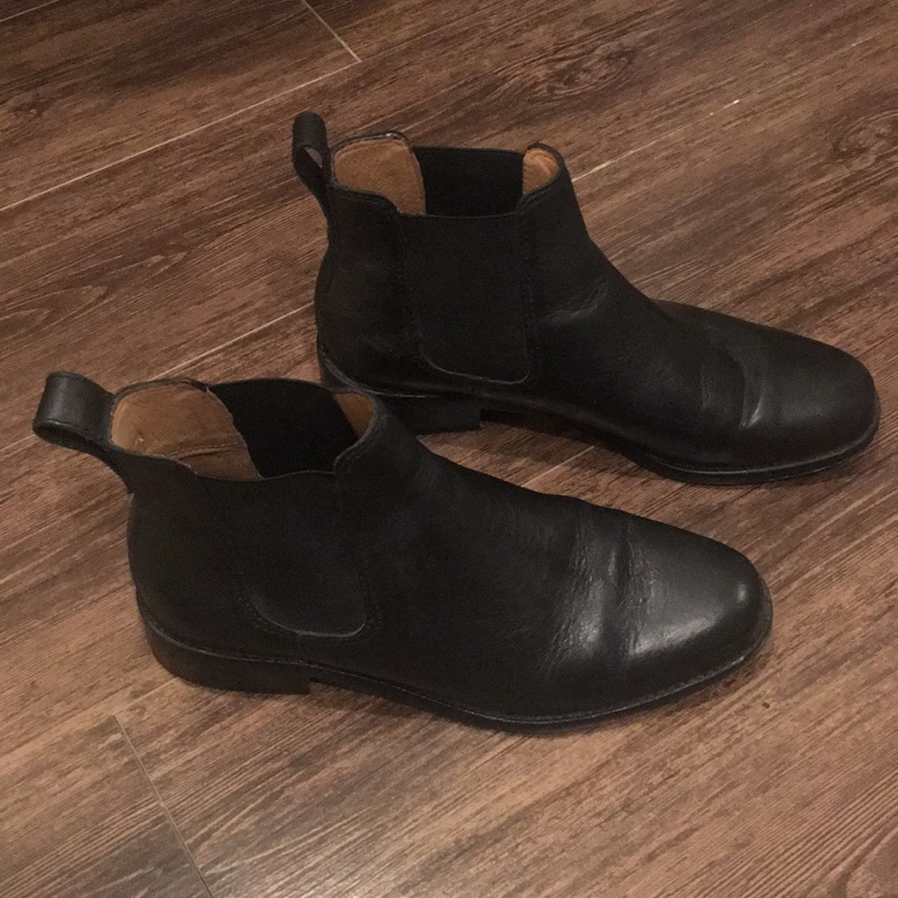 Madewell Black Chelsea Boots